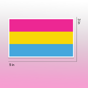 Pansexual Pride Flag Sticker