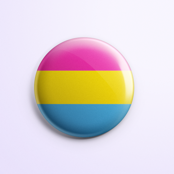 Pansexual Pride Flag Button